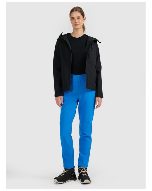 4F Blue Windproof Softshell Jacket Membrane