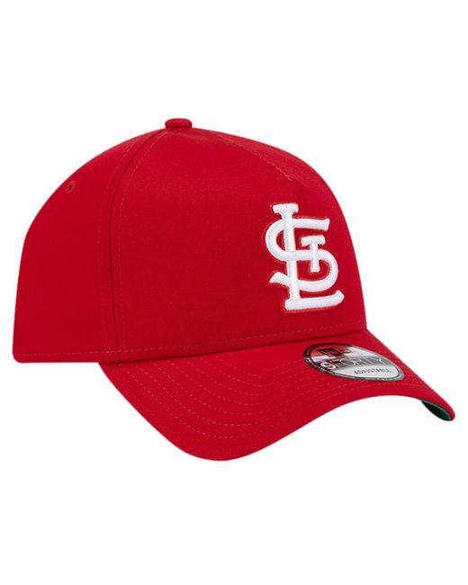KTZ Red St. Louis Cardinals Team Color A-frame 9forty Adjustable Hat for men