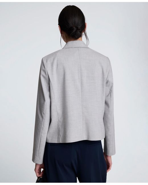 Kenneth Cole Gray Peak Lapel Jacket