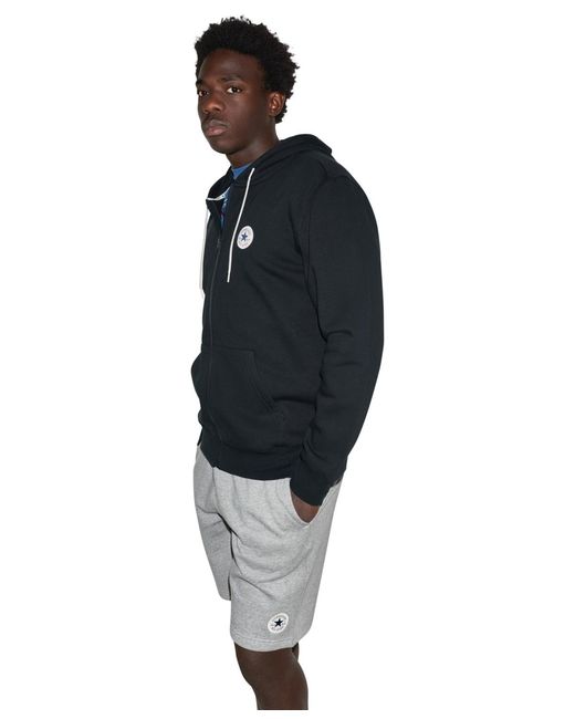 Converse Blue Chuck Patch Full-zip Regular-fit Hoodie for men