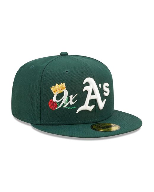 KTZ Synthetic Green Oakland Athletics 9x World Series Champions Crown