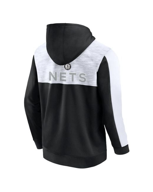 Fanatics Brooklyn Nets Rainbow Shot Fullzip Hoodie in Black for Men Lyst
