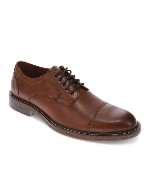 Dockers Brown Longworth Oxford Shoes for men