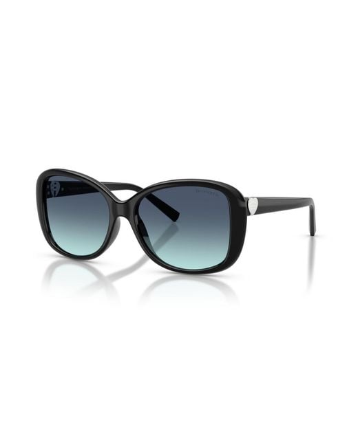 Tiffany & Co Blue Rectangle Sunglasses