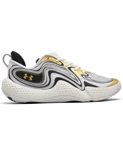 Under Armour White Spawn 6 Basketball Sneakers From Finish Line for men