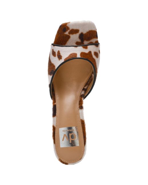 Dolce Vita Brown Lennie A Blade Heel Dress Sandals