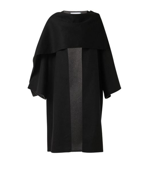 eem Black Reversible Cacoon Coat