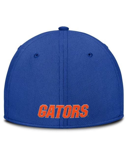 Nike Blue Florida Gators 2025 On-field Rise Performance Flex Hat for men