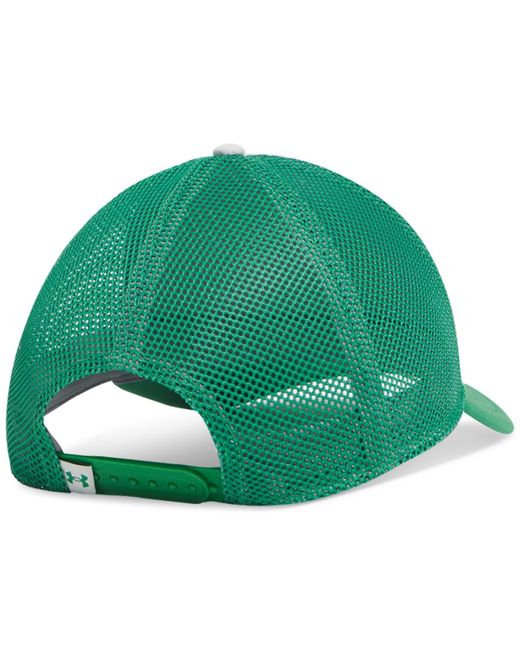 Under Armour Green Sportstyle Snapback Trucker Hat for men