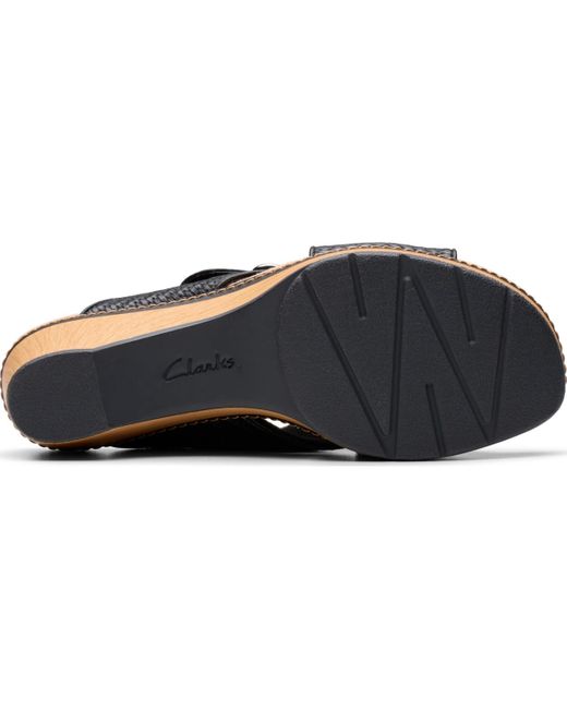 Clarks Multicolor Collection Seannah Nora Wedge Sandals