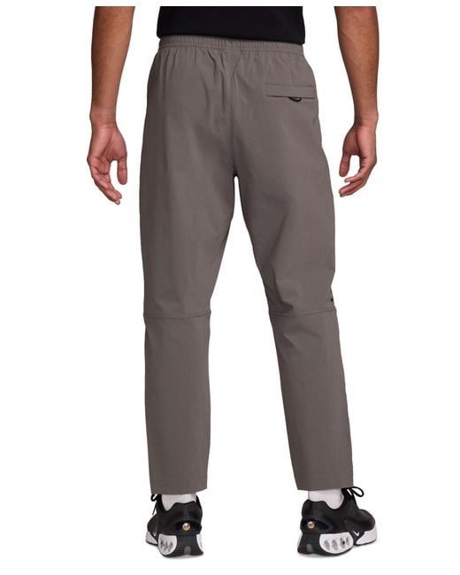 Nike Gray Woven Tech Pants for men