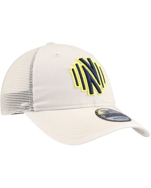KTZ White Nashville Sc Game Day 9twenty Adjustable Trucker Hat for men
