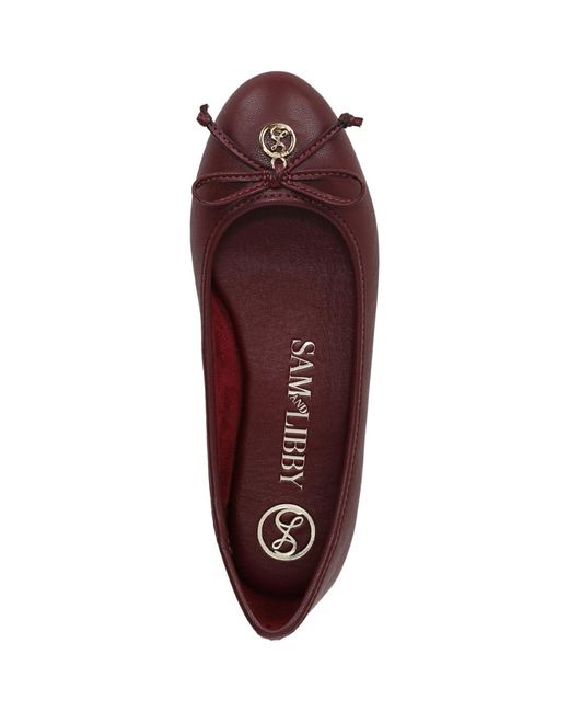 Sam & Libby Red Callan Ballet Flats