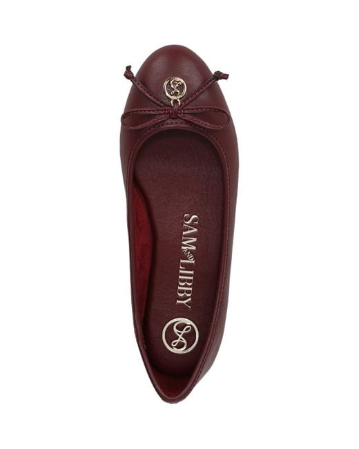 Sam & Libby Purple Callan Ballet Flats