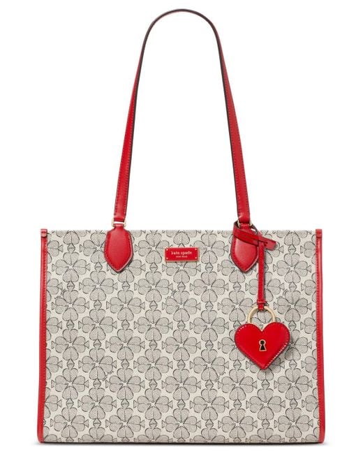 Spade Flower Coated Canvas Large Market Tote