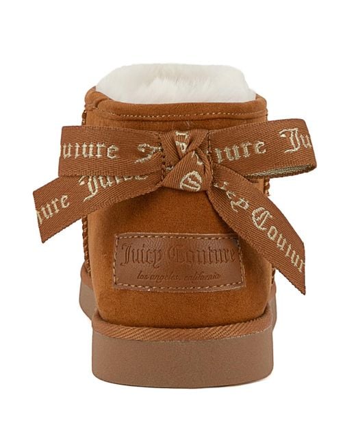 Juicy Couture Brown Kelsey Round Toe Cold Weather Booties