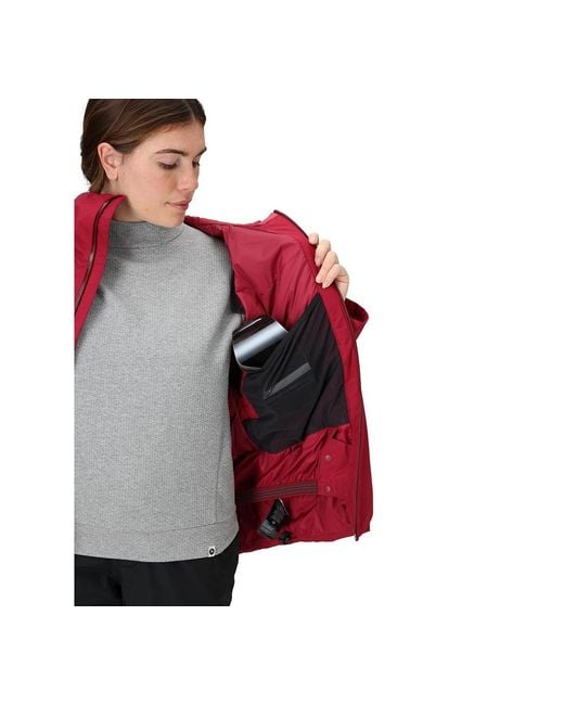 Marmot Red Helmet Compatible Hooded Jacket
