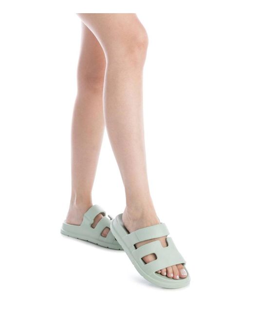 Xti Green Refresh Casual Sandals By