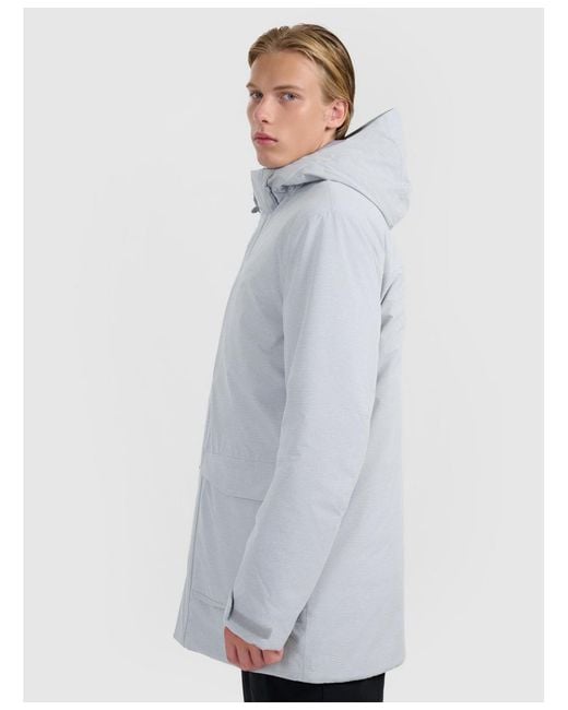 4F Gray Transitional Parka Membrane for men