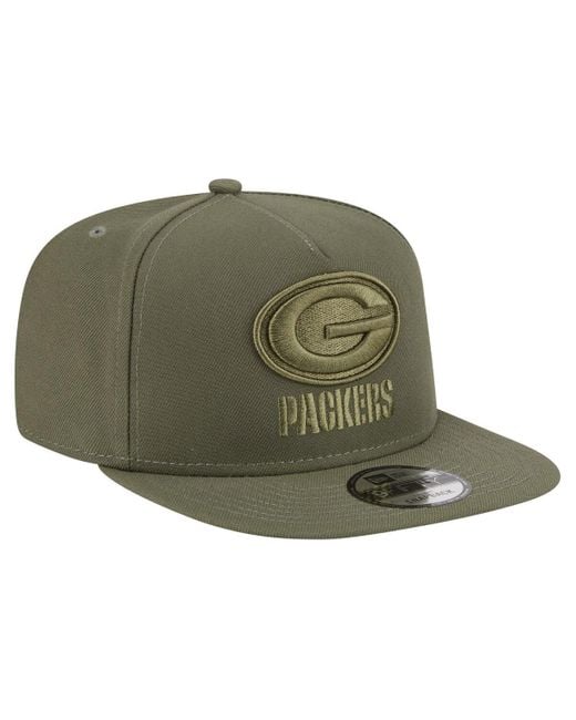 KTZ Â Green Bay Packers Color Pack A-frame 9fifty Snapback Hat for men