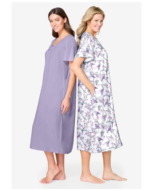 Only Neccessities Purple Only Necessities 2-pack Bib Gown