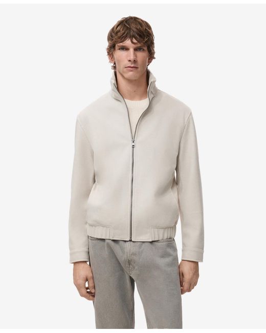 Mango Natural Regular-fit Zip Jacket for men