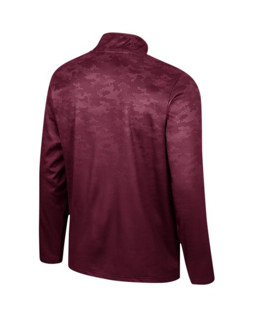Colosseum Athletics Purple Minnesota Golden Gophers The Machine Half-zip Jacket for men