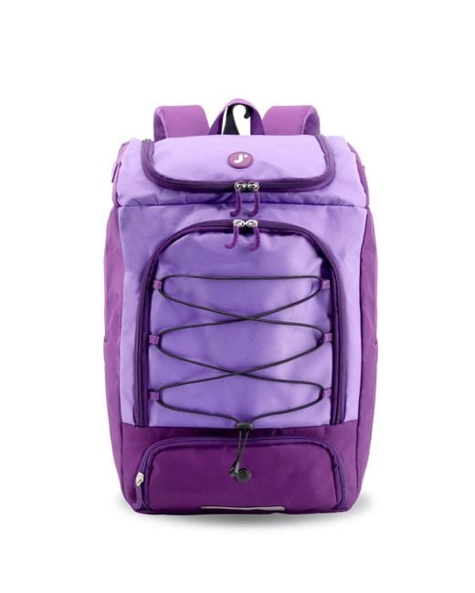J World Purple Athlete Backpack