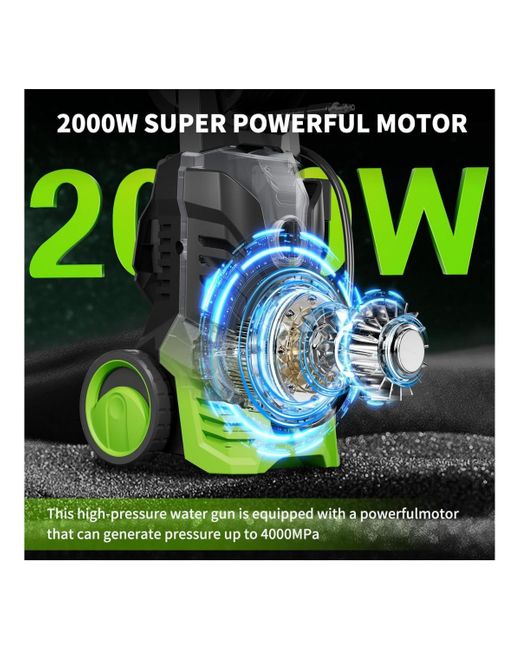 SUGIFT Green 4000 Psi 2.8 Gpm Cold Water Corded Pressure Washer