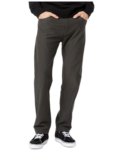 Dockers Denim Straight-fit Comfort Knit Jean-cut Pants in Black for Men ...
