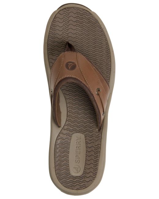 Sperry Top-Sider Brown Outer Banks Flat Sandals for men