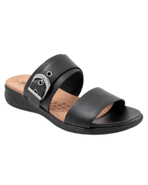 Softwalk® Black Toki Sandal