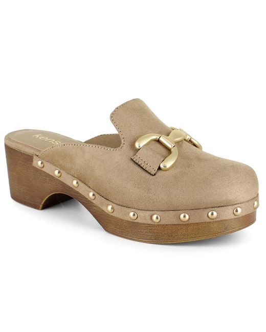 Kensie Brown Cooper Platform Clog