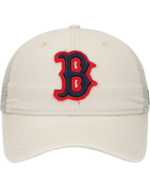 KTZ White Boston Red Sox Game Day 9twenty Adjustable Trucker Hat for men