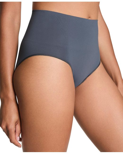 Spanx Blue Seamless Shaping Brief Underwear 40047r