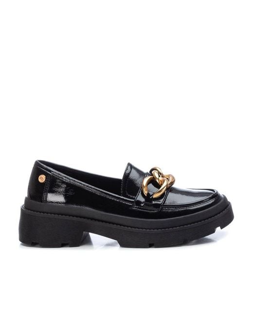 Xti Black Moccasins By