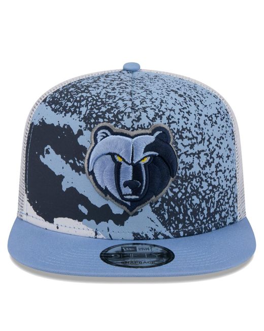 KTZ Blue Memphis Grizzlies Court Sport Speckle 9fifty Snapback Hat for men