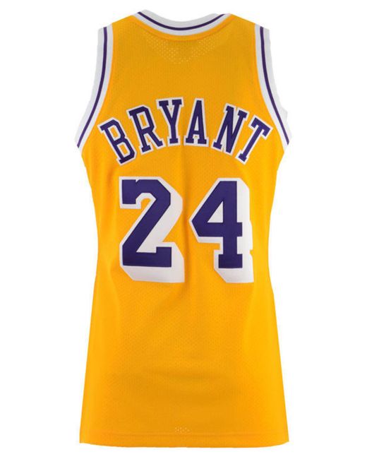 Mitchell & Ness Metallic Kobe Bryant Los Angeles Lakers Authentic Jersey for men