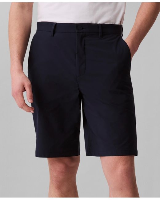 Calvin Klein Blue Classic 9" Tech Shorts for men