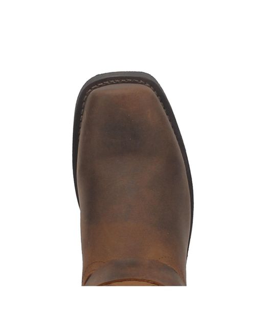 Dingo Brown Dean Leather Harness Boot for men