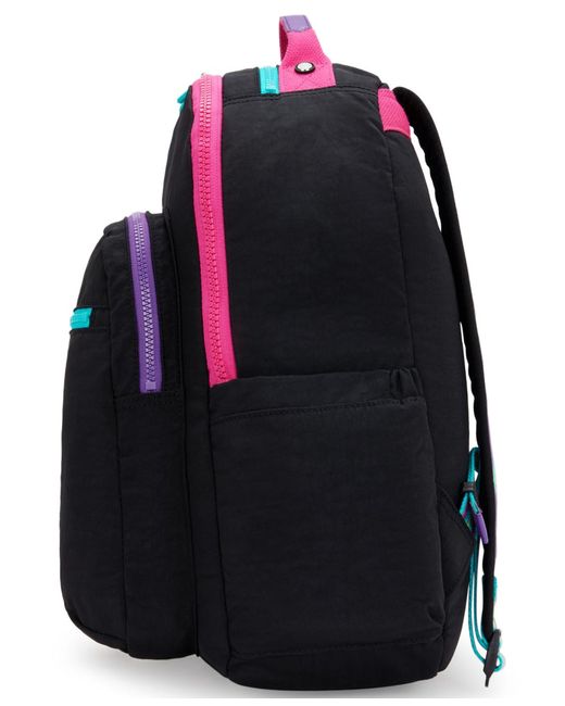 Kipling Black Seoul Medium Backpack