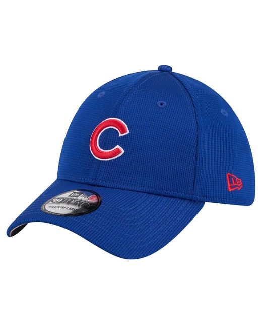 KTZ Blue Chicago Cubs Active Pivot 39thirty Flex Hat for men