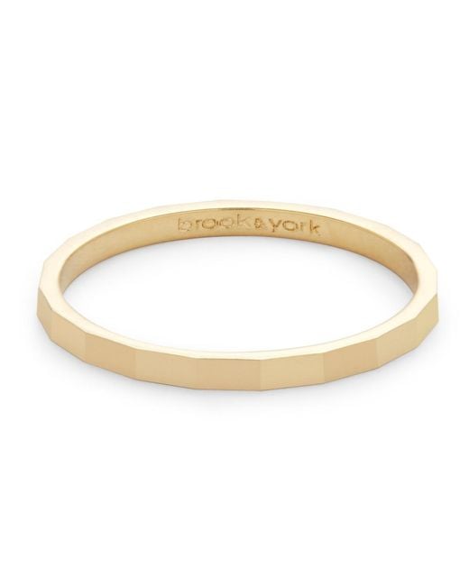 Brook and York Metallic Lucy Extra Thin Ring