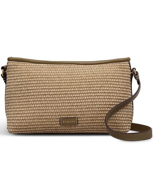 Small Raffia Cross Body Radley Chartfield Place Raffia Small Crossbody Bag in Natural | Lyst
