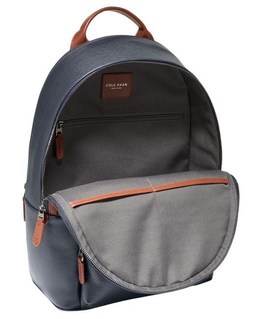 Cole Haan Damon Two-tone Laptop Backpack in Blue for Men | Lyst
