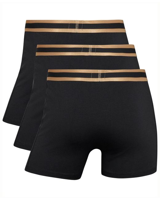 Cr7 Black Cotton Blend Trunks for men