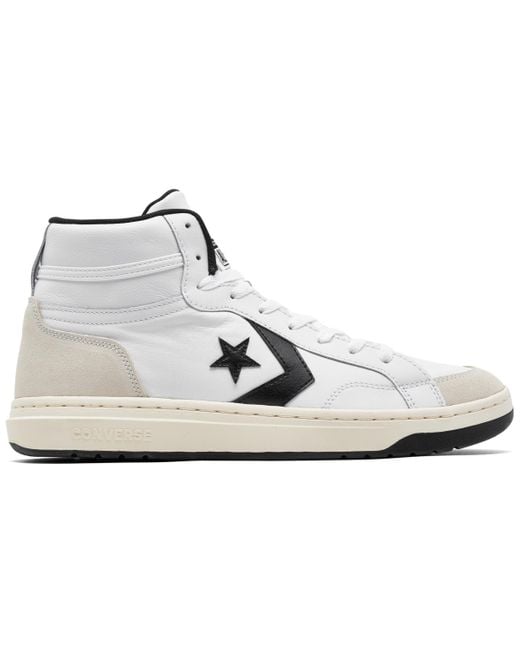 Converse White Pro Blaze Classic High Classic Sneakers From Finish Line for men