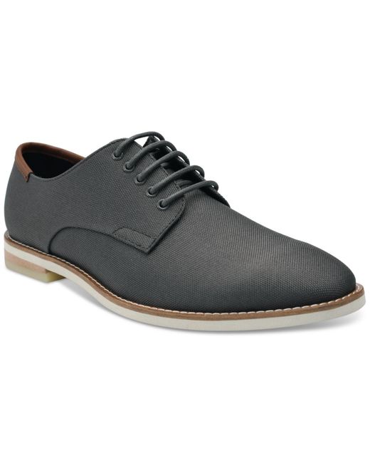 Calvin Klein Adeso Lace-up Derby Shoes in Dark Grey (Black) for Men | Lyst