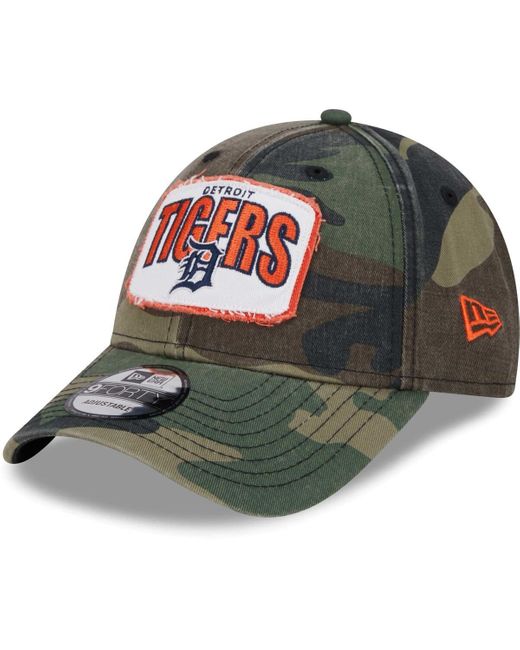KTZ Green Detroit Tigers Gameday 9forty Adjustable Hat for men