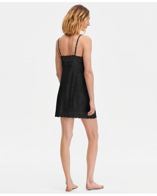 Concept Light Robe INC International Concepts Solid Light Modal Chemise in Black | Lyst